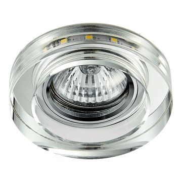 Prezent ELEGANT DOUBLE LIGHT 71104 Beépíthető spotlámpa 1x50W/GU10|1x3W/LED 380lm IP20