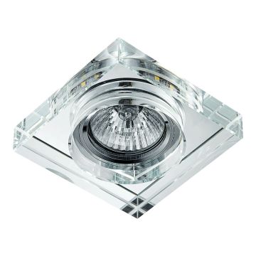 Prezent ELEGANT DOUBLE LIGHT 71105 Beépíthető spotlámpa 1x50W/GU10|1x3W/LED 380lm IP20