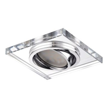 Prezent ELEGANT GLASS MOVABLE 71053 Beépíthető spotlámpa 1x50W/GU10 IP20