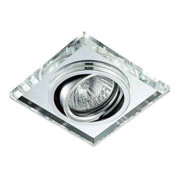 Prezent ELEGANT GLASS MOVABLE 71063 Beépíthető spotlámpa 1x50W/GU10 IP20
