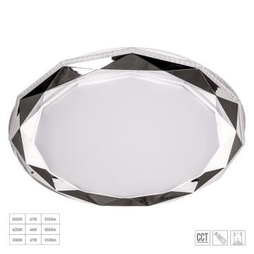 Prezent ZAO 71336 Süllyesztett mennyezeti lámpa 1x47W/LED 3550lm IP20