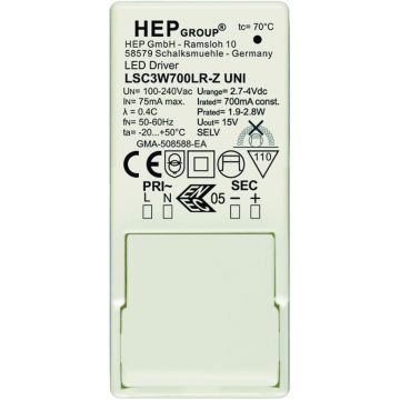 Astro Lighting LED DRIVER 6008093 Tápegység IP20