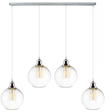 Altavola Design NEW YORK LOFT LA035/CL4_chrom Függőlámpa 4x40W/E27 IP20