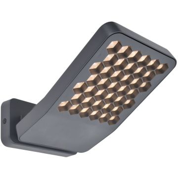 Lutec ATLANTIS 7801605118 Fali lámpa 1x13.7w/led 3000k 1850lm ip54