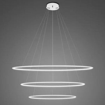 Altavola Design Ledowe okręgi LA075/P_100_in_4k_white Függőlámpa 3x130W/LED 4000K 8970lm IP44
