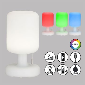 Fischer&Honsel Termoli 850253 Asztali lámpa 2x1.5W/LED RGBW 170lm IP44