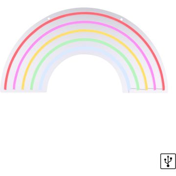 Paul Neuhaus NEON-RAINBOW 85024-70 Fali lámpa 1x10,5W/LED multikolor 9lm ip20