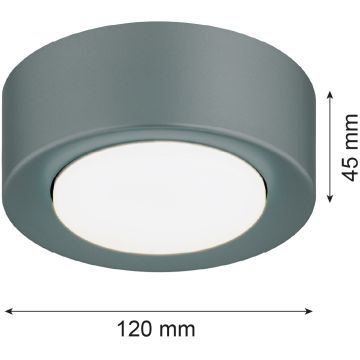 Argon ELORA 8917 Plafonlámpa 1x12W/GX53 ip20