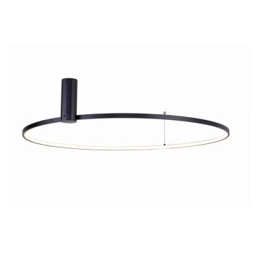 Zuma Line HORIK 89429-90BK Plafonlámpa 1x40W/LED 3000K|4000K|6000K 4400lm IP20