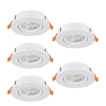 Eglo BARRANCO 902263 Beépíthető spotlámpa 5x4.5W/LED 2700K, 4000K, 6500K 5X450lm ip20