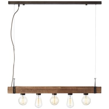 Brilliant WOODHILL 93725/76 Függőlámpa 5x30W/E27 IP20