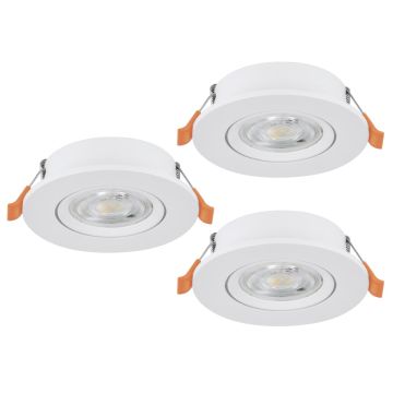 Eglo BARRANCO 902262 Beépíthető spotlámpa 3x4.5W/LED 2700K, 4000K, 6500K 3X450lm ip20