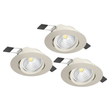 Eglo SALICETO 900746 Beépíthető spotlámpa 3x6W/LED 2700K 1350lm IP20