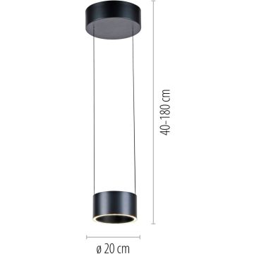 Paul Neuhaus PURE CLIPSE 2471-15 Függőlámpa 2x5W/LED 2200-5000k 250lm ip20