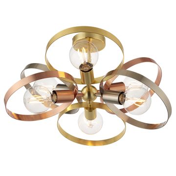 Endon HOOP 91935 Plafonlámpa 6x40W/E27 IP20