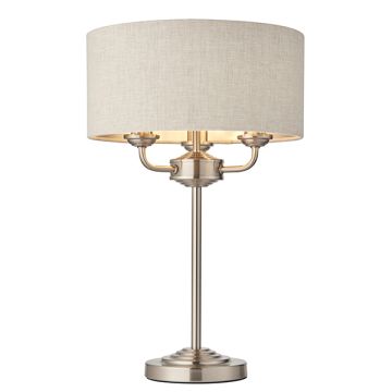 Endon HIGHCLERE 94369 Asztali lámpa 3x18W/E14 IP20