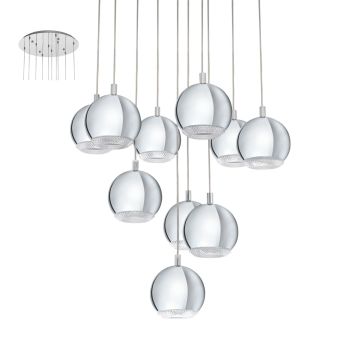 Eglo CONESSA 95914 Függőlámpa 10x3,3W/LED 2400LM