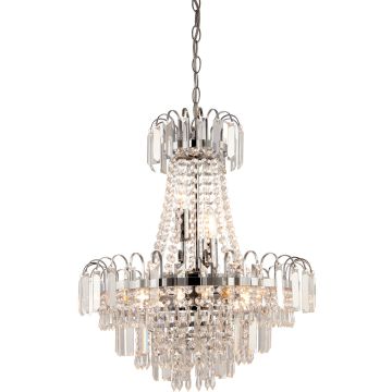 Endon AMADIS 96826-CH Függőlámpa 6x40W/E14 IP20