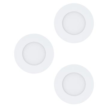 Eglo FUEVA 98633 Beépíthető spotlámpa 3x2,8W/LED 3000K 1050lm IP20/IP44