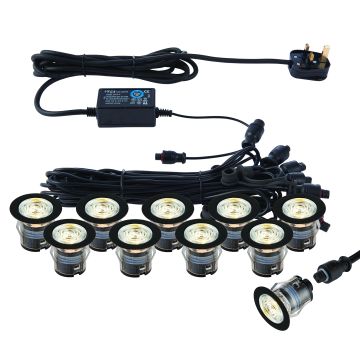 Endon IKONPRO 99765 Kerti lámpa 10x0.75W/SMD 4014 3000K|4000K IP67