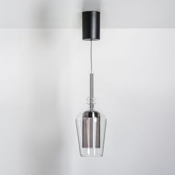 Zuma Line TAGNA 251010-SM Függőlámpa 1x6W/Led 3000K 150lm IP20