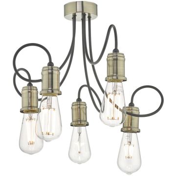 Dar Lighting ALZBET ALZ5475 Plafonlámpa 5x60W/E27