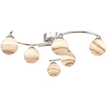 Dar Lighting ATIYA ATI6450-07 Plafonlámpa 6x40W/G9