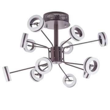 Italux METIS AX16002-12A COFFEE Plafonlámpa 12x4,8W/LED IP20