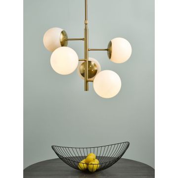Dar Lighting BOMBAZINE BOM0535 Függőlámpa 5x40W/E14