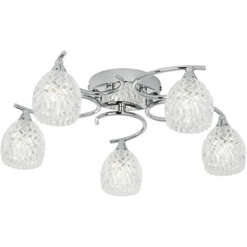 Endon BOYER BOYER-5CH Plafonlámpa 5x33W/G9 IP20