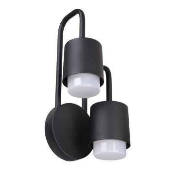 Italux SORANO C49-2/BK-9 Fali lámpa 2x6W/LED 1550LM IP44