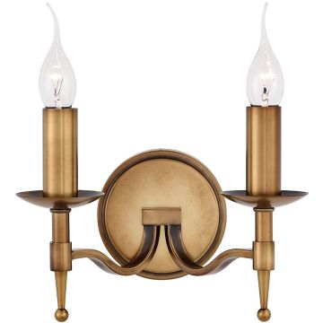 Endon STANFORD CA1W2B Fali lámpa 2x40W/E14