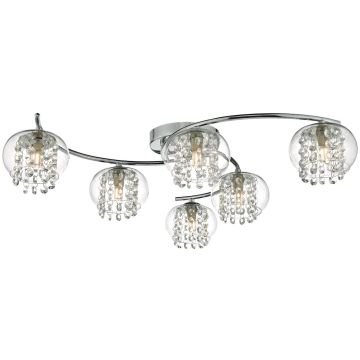 Dar Lighting ELMA ELM6450 Plafonlámpa 6x40W/G9