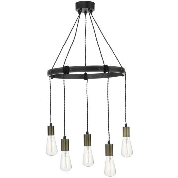 Dar Lighting IVAN IVA0531 Függőlámpa 5x60W/E27 IP20