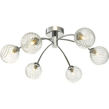 Dar Lighting IZZY IZZ0650-03 Plafonlámpa 6x40W/G9