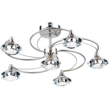 Dar Lighting LUTHER LUT0646 Plafonlámpa 6x40W/G9