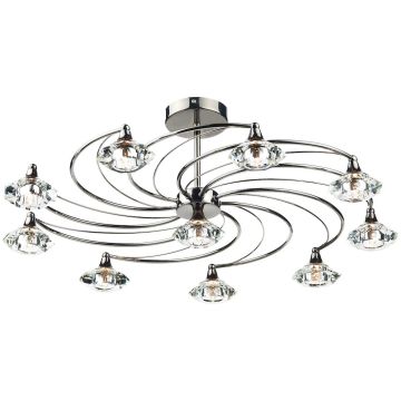 Dar Lighting LUTHER LUT2367 Plafonlámpa 10x40W/G9