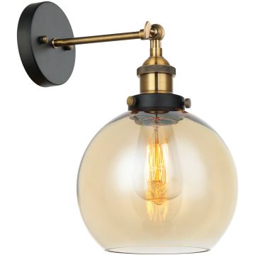 Italux CARDENA MBM-4330-1-GD+AMB Fali lámpa 1x40W/E27 IP20