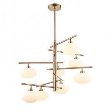 Italux FIORENZO MDM3661-8 BRO+W Csillár 8x25W/G9