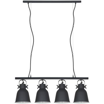 Italux LAVARE MD-HN82608-4-BK+WH Függőlámpa 4x40W/E27 IP20