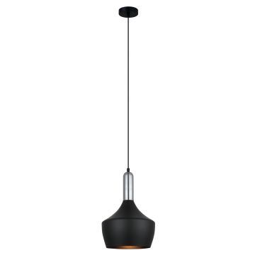 Italux OPHELIA MDM-3028/1 BK+CR Függőlámpa 1x60W/E27