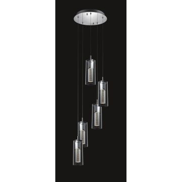 Italux VERIZON MD109003-5B Függőlámpa 5x35W/GU4/MR11
