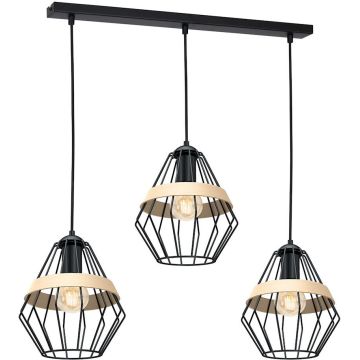 Milagro CLIFF BLACK MLP5525 Függőlámpa 3x60W/E27 IP20