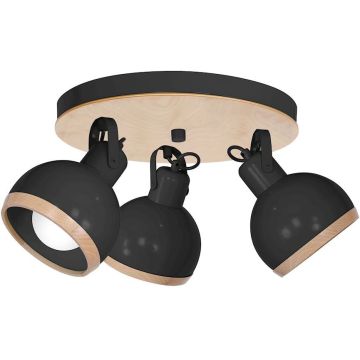 Milagro OVAL BLACK MLP8659 Spotlámpa 3x60W/E27 IP20