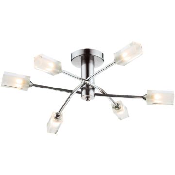 Dar Lighting MORGAN MOR6446 Plafonlámpa 6x25W/G9