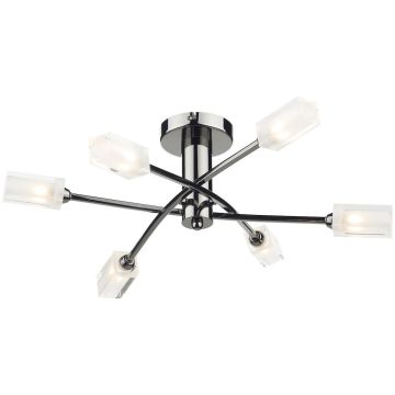 Dar Lighting MORGAN MOR6467 Plafonlámpa 6x25W/G9