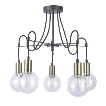 Italux GIANNI MX16096-5A Plafonlámpa 5x40W/E14 IP20