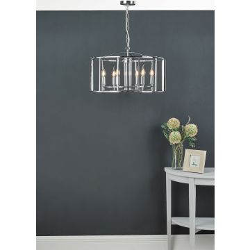 Dar Lighting MYKA MYK0650 Függőlámpa 6x40W/E14