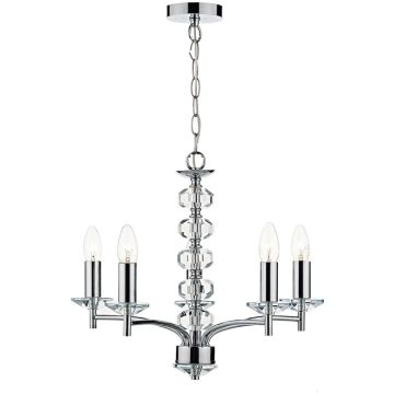 Dar Lighting OLEANA OLE0550 Csillár 5x40W/E14