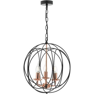 Dar Lighting PHOENIX PHO0322 Függőlámpa 3x40W/E14 IP20